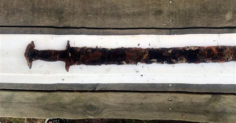 8 Year Old Girl Pulls Pre Viking Sword From Lake In Sweden The New