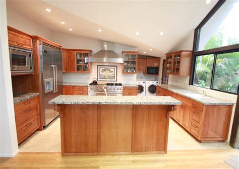 A Full Kitchen Remodel With Cherry Wood Cabinetry Nott And Associates