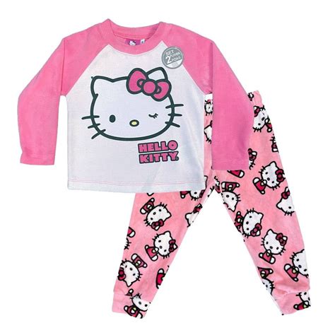 Pijama Hello Kitty Niña 2a Personaje Frontal Beige 2 Piezas Walmart