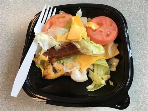 Whopper No Bun Calories