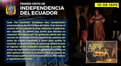 Undíacomohoy Recordamos En Ecuador El Primer Grito De Independencia