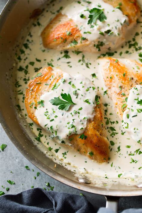 Set oven to 350 degrees. Creamy Garlic Herb Chicken {One of the Best Easy Chicken ...