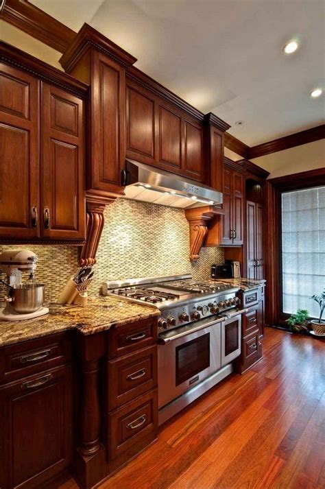 Cherry wood kitchen cabinets cleaning. 30+ Admirable Cherry Wood Cabinets Kitchen | Cherry wood ...