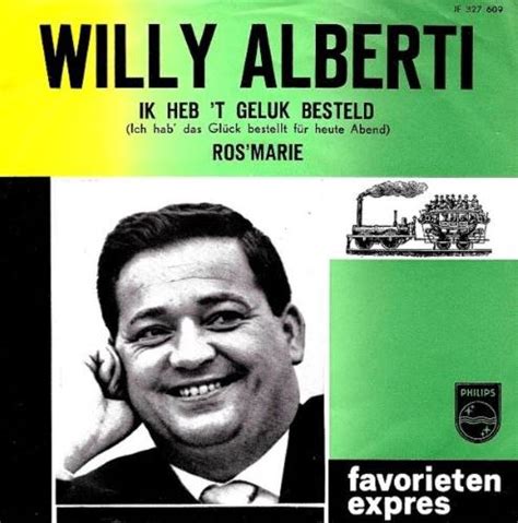 Alberti was born in amsterdam as the third of eight children to jacobus wilhelm verbrugge and sophia jacoba van. Jouwradio | Willy Alberti - Rosemarie