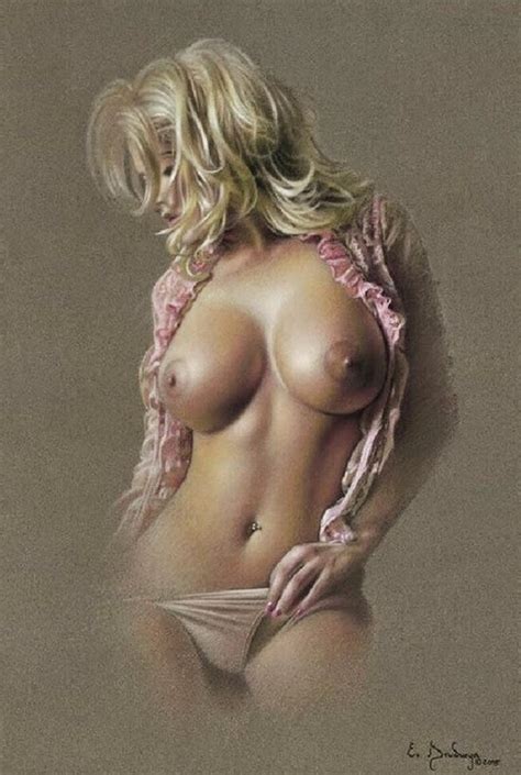 Pintura Moderna y Fotografía Artística Desnudo Femenino Pinturas del Día Erik Drudwyn USA