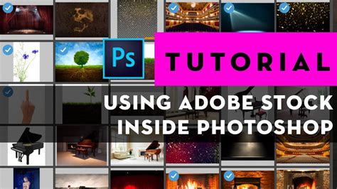 How To Use Adobe Stock Inside Photoshop Tutorial Youtube