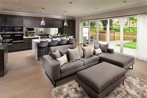 Open Plan Living Is Desirable For New Homes The Large Open Floor Space And Open Plan
