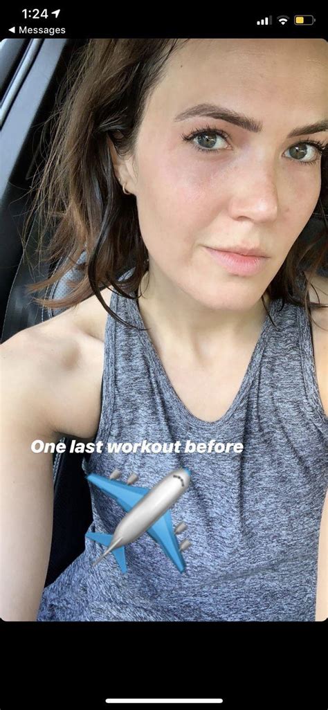 Mandy Moore Just Shared A Seriously Radiant No Makeup Workout Selfie