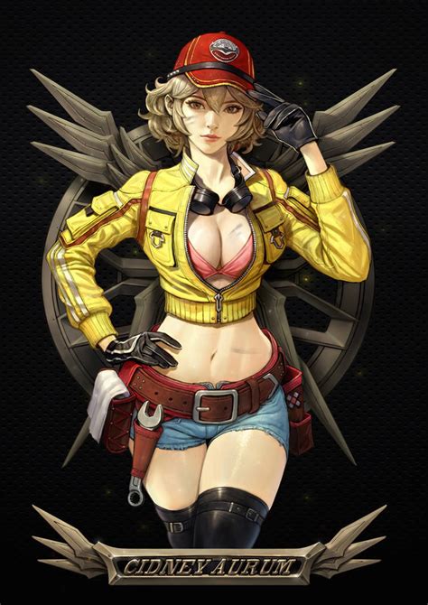 Final Fantasy 15 Cindy Aurum Drawing By Kimsunghwan On Deviantart