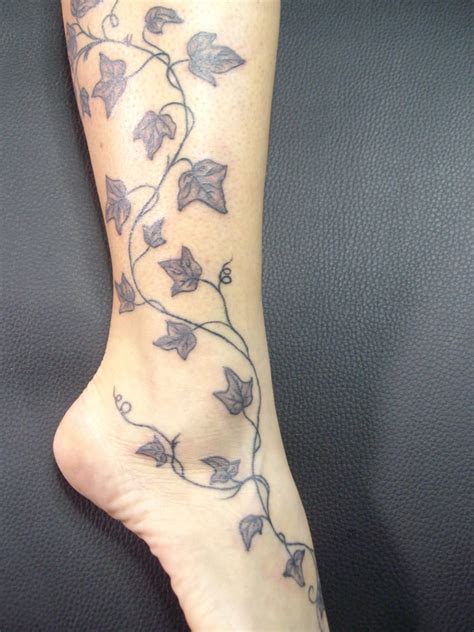 Pin By Patricia Routt On Tatts Ivy Tattoo Foot Tattoos Tattoos For