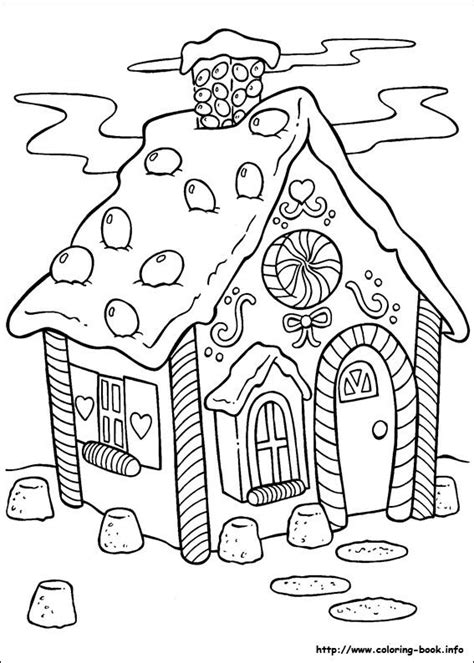 Gingerbread cookies are a favorite of mine, and gingerbread house decorating is one of my favorite traditions. gingerbread house coloring picture | Christmas Coloring ...