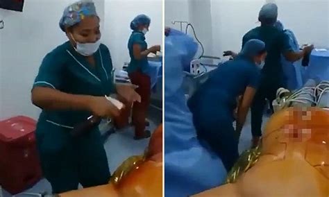 Colombia Medics Fired After Dancing Around Patient Daily Mail Online