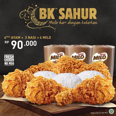 Berbagai kejutan ramadhan sale seperti diskon hingga 85%, flash deals 2x. Promo Burger King Paket BK Sahur Spesial Ramadhan Mulai Rp ...