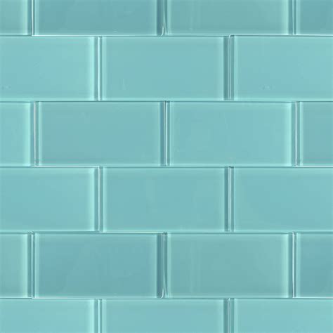 Loft Turquoise Polished 3 X 6 Glass Subway Tile For Kitchen Backsplash Glass Tile Glass Tile