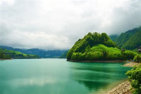 Landscape Beautiful Nature Switzerland Emerald Mountain
