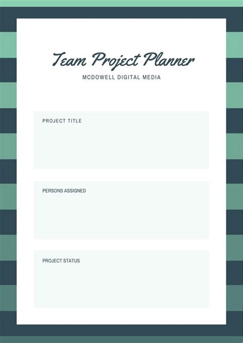 Free Custom Printable Project Schedule Planner Templates Canva