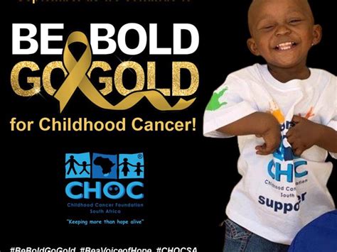 Be A Voice Of Hope This Childhood Cancer Month Sandton Chronicle