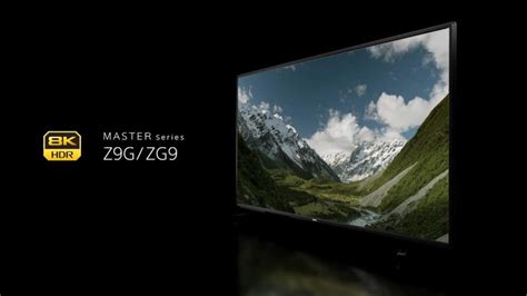 Sony Reveals New Master Z9g Series 8k Hdr Led Tvs Hdtvs And More