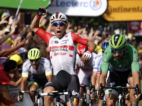 De australische wielrenner van lotto soudal behoort tot de beste sprinters van de wereld. Tour de France: Caleb Ewan claims stage as heatwave hits ...