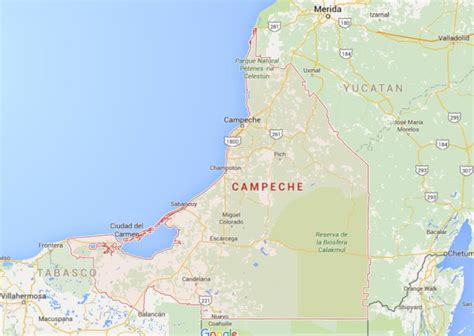 Map Of Campeche