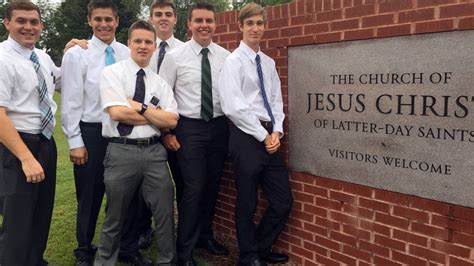 Missionaries With Church Of Jesus Christ Of Latter Day Saints Consider