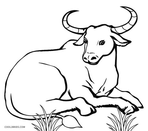 Cow Coloring Pages Kidsuki