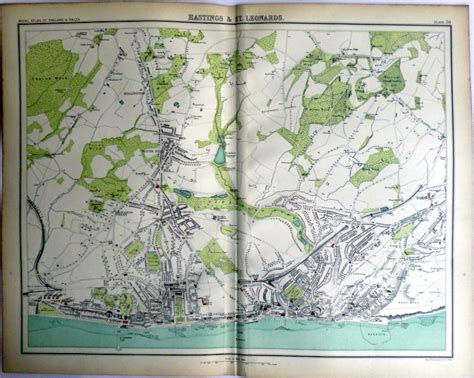 Hastings And St Leonards Simon Hunter Antique Maps