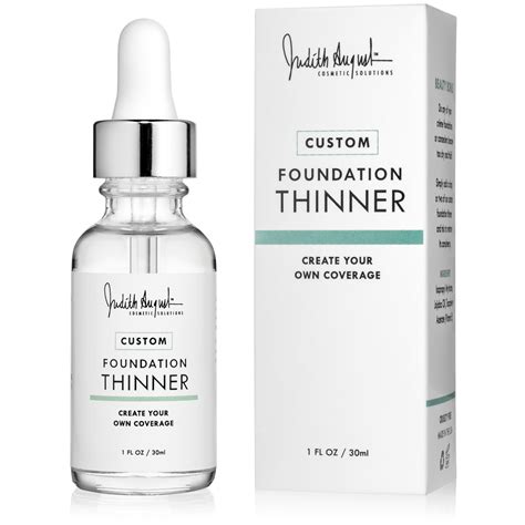 Custom Foundation Thinner Judith August Cosmetics Solutions
