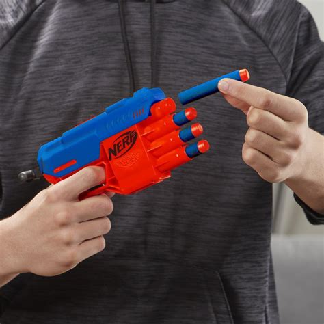 Nerf Alpha Strike Claw Qs 4 Blaster And 4 Official Nerf Elite Foam