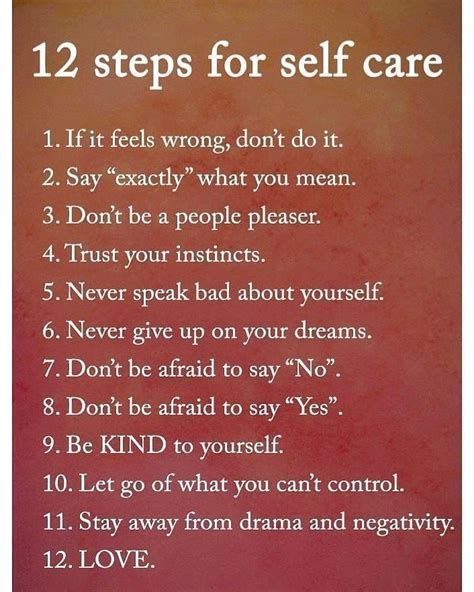 12 Steps For Self Care Pictures Photos And Images For Facebook