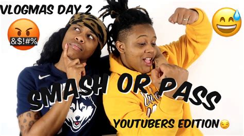 VLOGMAS DAY Smash Or Pass Youtubers Edition YouTube