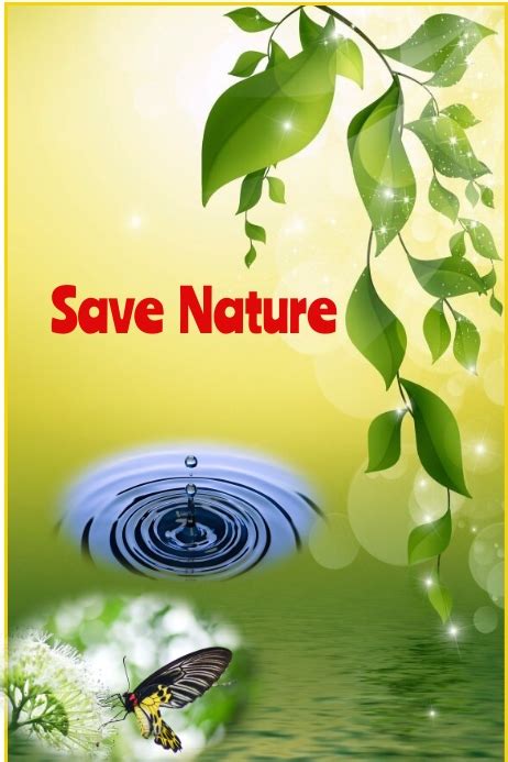 Save Nature Template Postermywall