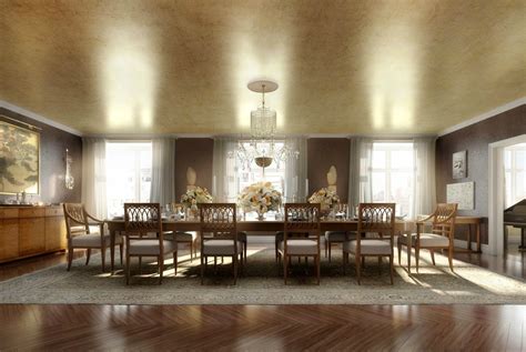 Classic Luxury Dining Room Interior Design Ideas