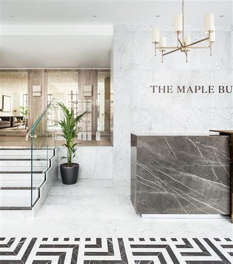 The Maple Building Reception Contemporary Entry London By