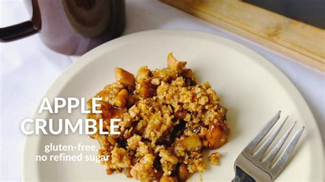 healthy apple crumble gluten free no refined sugar easy instant pot recipes