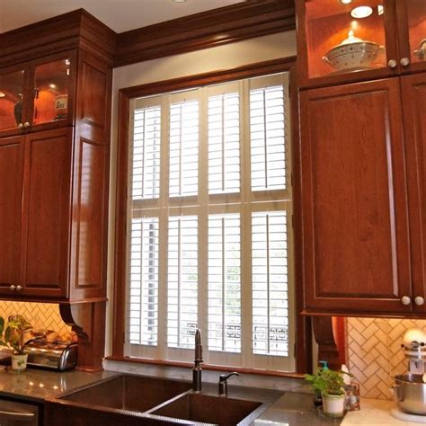 Purchase the finest plantation window shutters, shades, and blinds online at really affordable prices. Plantation shutters in kitchen of Georgia Governor's ...