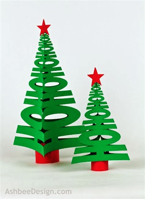 Diy To Try Paper Christmas Tree Ohoh Deco