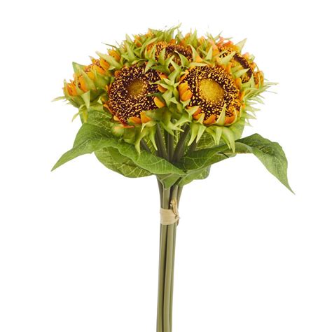 Artificial Sunflower Bouquet Bushes Bouquets Floral Supplies