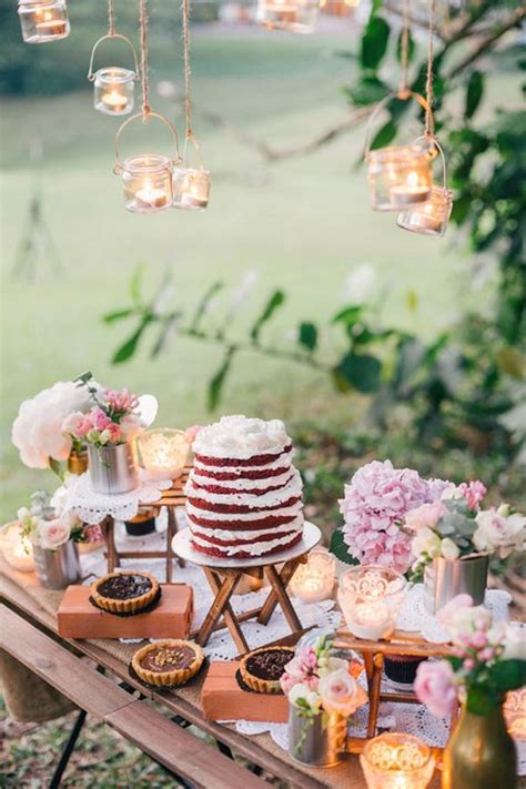 27 Amazing Wedding Cake Display And Dessert Table Ideas