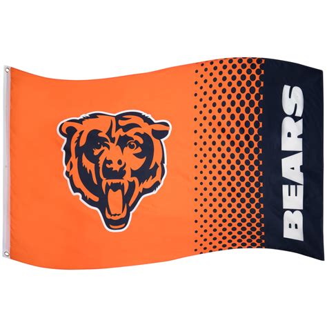 Chicago Bears Nfl Fahne Fade Flag Flg53nflfadecb Sportspar