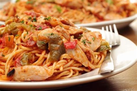 Spaghetti Con Pollo F Cil Receta Spaghetti Con Pollo Espaguetis