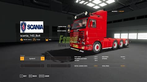 Fs19 Scania 143 8x4 Swedish Truck V10 Farming Simulator Mod Center