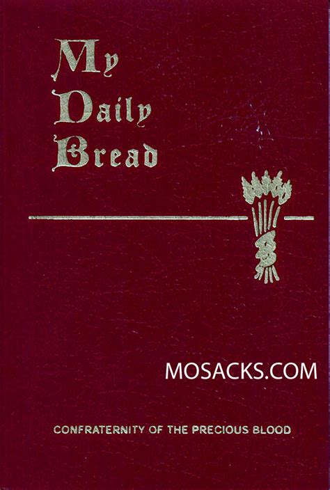 My Daily Bread Is A Devotional Book Written By Fr Anthony J Paone