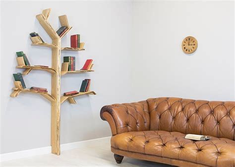 These Sweet Bookshelves Look Like Tree Branches Oak Shelves Floating
