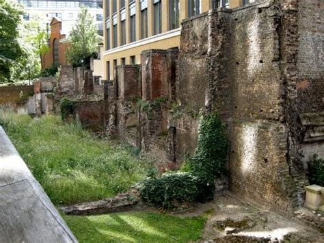 London Wall Was The Defensive Wall First Built By The Romans Around