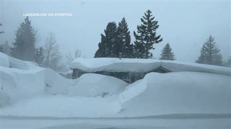 Lake Tahoe Snow Live Updates Winter Storm Warning Issued For Sierra