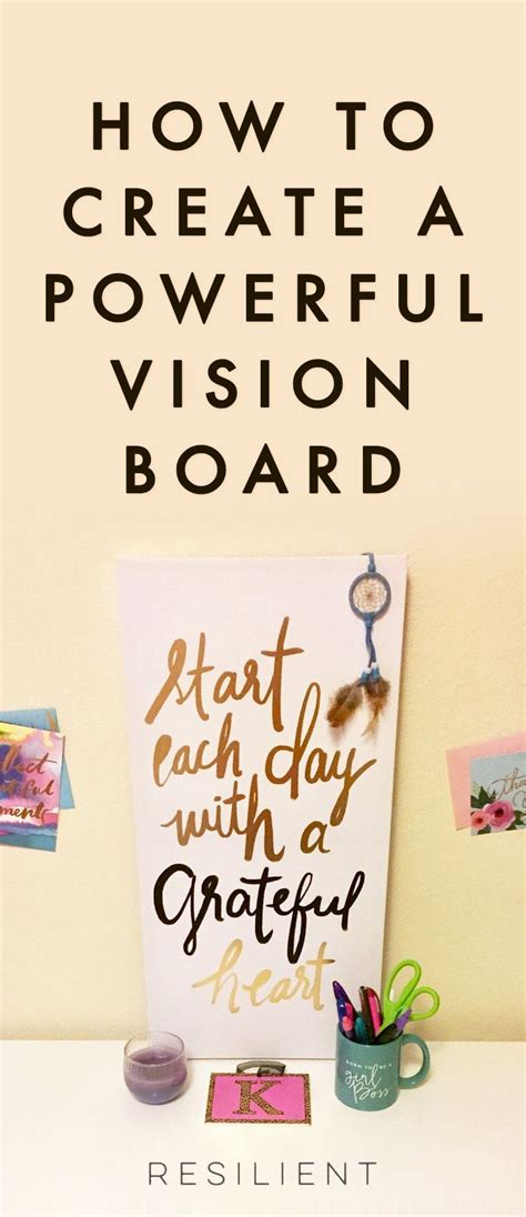 How To Create A Vision Board Resilient Creating A Vision Board