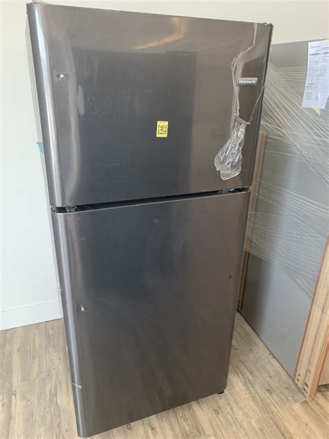 20 4 Cu Ft Frigidaire Refrigerator In Black Stainless Steel Freedom