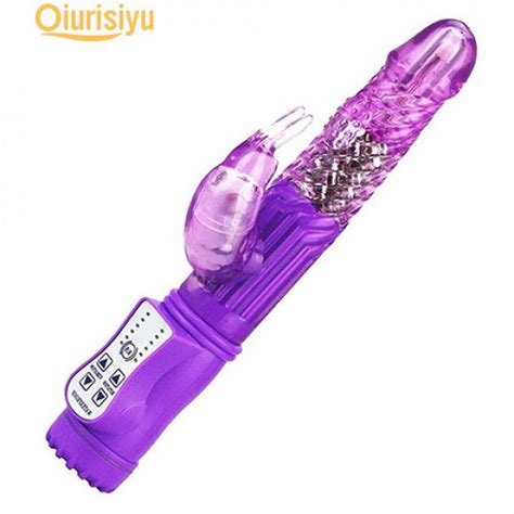 Cheap 12 Modes Jelly Vibration Rotation Rabbit G Spot Vibrator Massager Wand Sex Care Joom