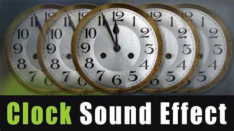 Clock Tick Tock Sound Effect Tutorial How To Make Your Own Youtube